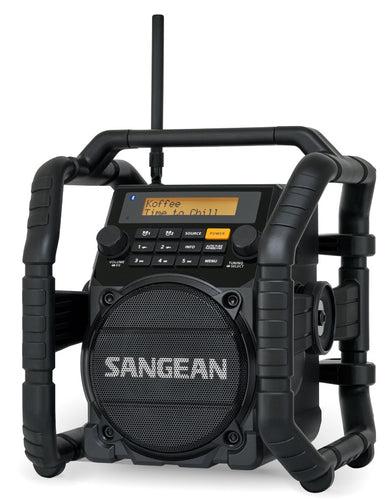 Sangean U5 DBT Ultra Rugged FM Digital receiver with Bluetooth Mains or Battery or 12V in
