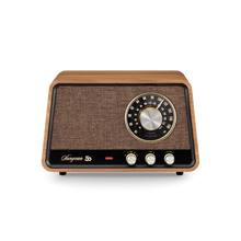 Load image into Gallery viewer, Sangean WR-101 FM,AM,BT Premium Radio Receiver with ported wooden cabinet, tweeter and cross over network.