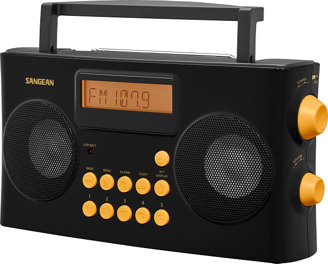 Sangean PR-D17 AM/FM Stereo portable radio for the vision impaired.