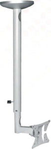 Ezymount VCL-100 LCD ceiling mount (100x100) 620mm to 870mm extns, tilt,Silver up to 22"