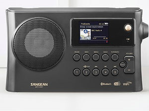 WFR-28BTMB FM, Internet, Bluetooth, portable mains or battery radio with dual alarms